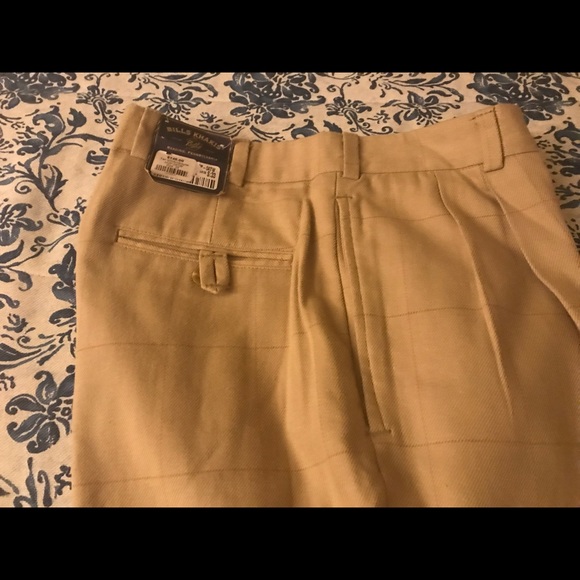 Bills Khaki Pleated Front Dress Pants - Picture 1 of 5